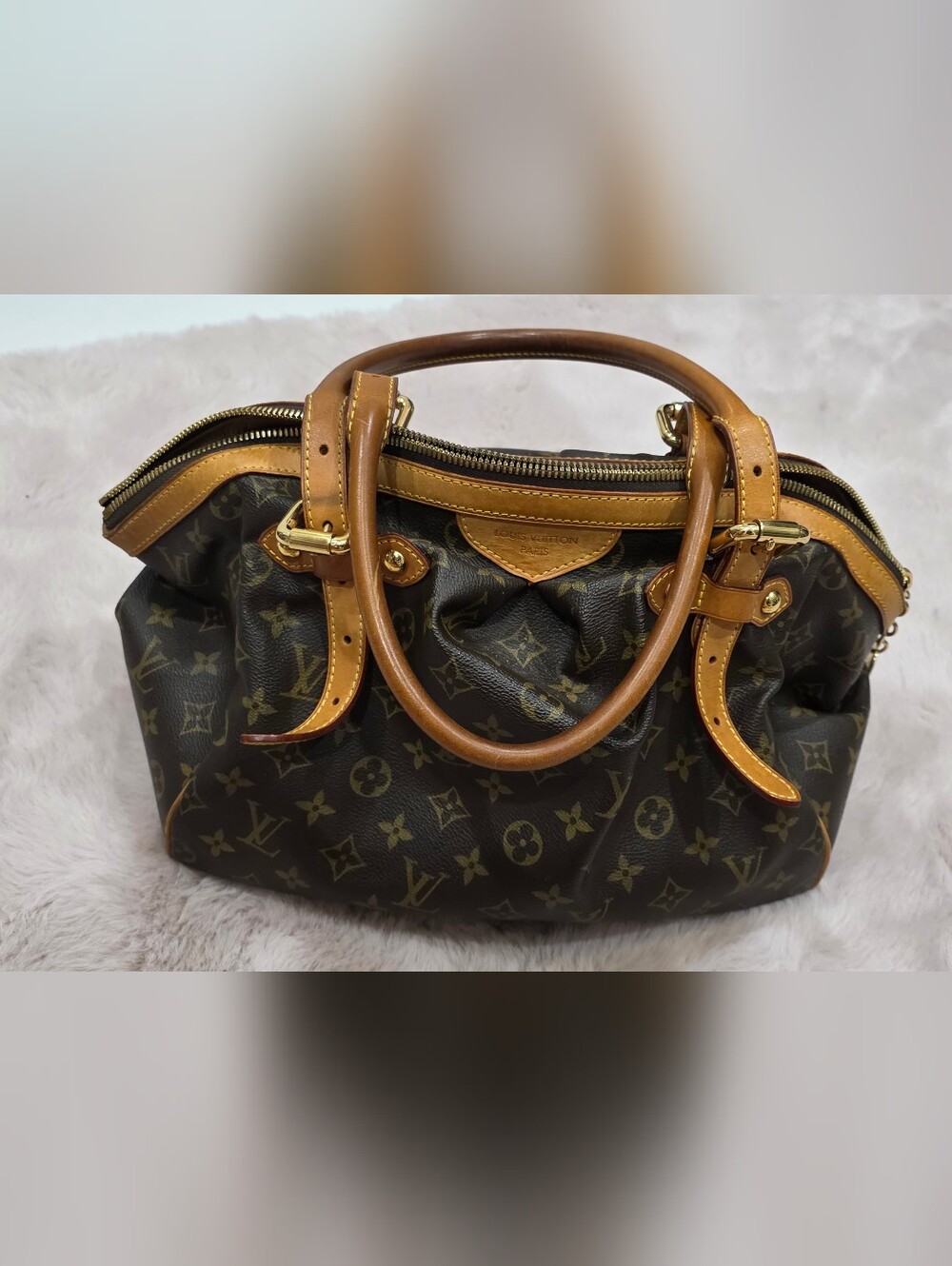 Louis Vuitton Monogram Canvas Brown Tote Bag - - Picture 11 of 17
